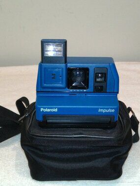 Polaroid Impulse Camera with Case - TESTED WORKING!